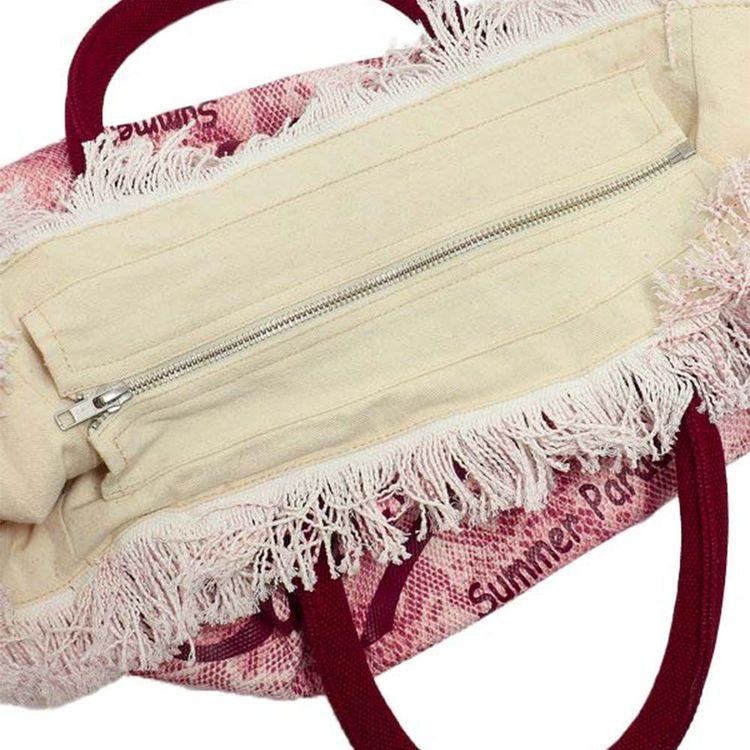 MC2 SAINT BARTH Vanity roza torba sa zmijskim printom