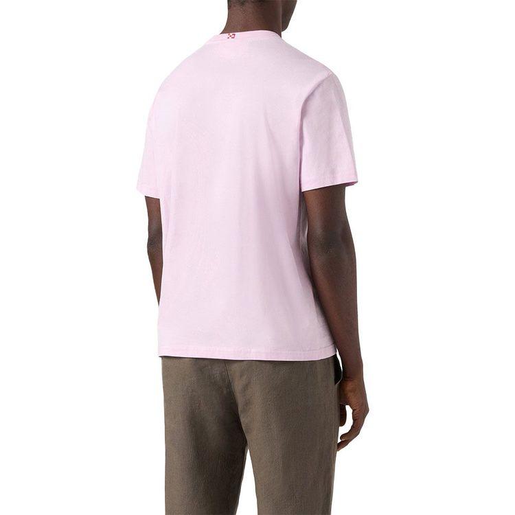 MC2 SAINT BARTH roze muška majica sa "I Am Green" vezom