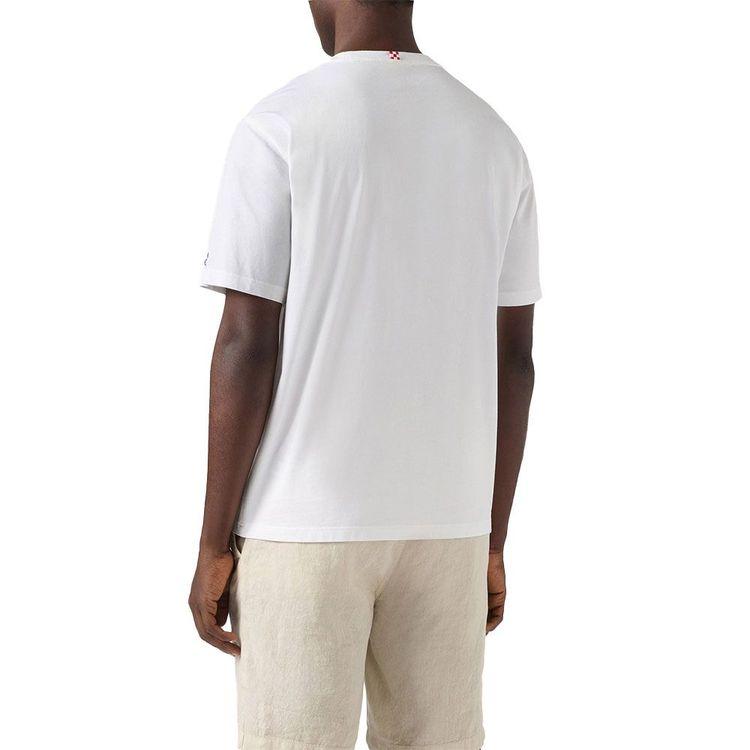 MC2 SAINT BARTH Portofino bijela muška majica sa "King Of The Grill" vezom