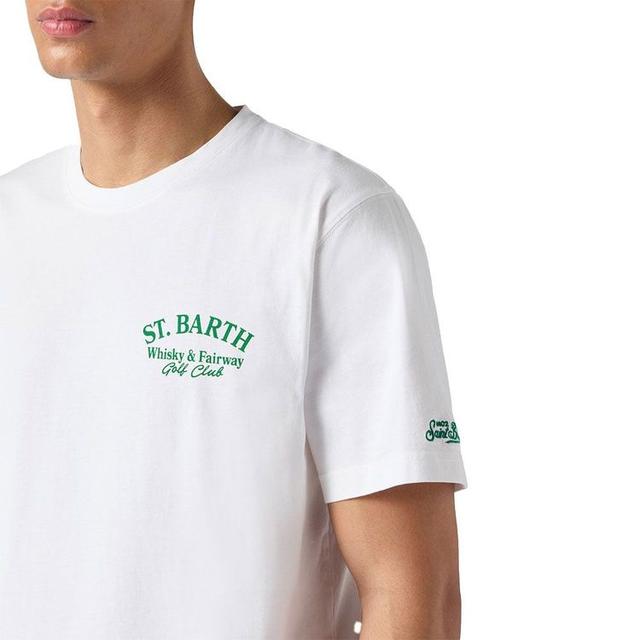 MC2 SAINT BARTH Portland bijela muška majica sa 