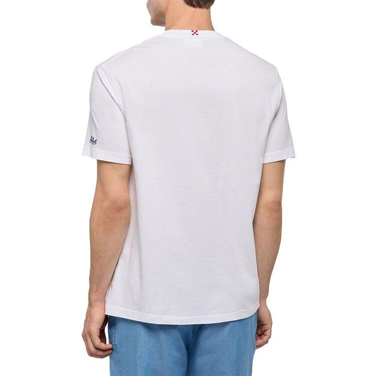 MC2 SAINT BARTH bijela muška majica sa "Only Funs" printom