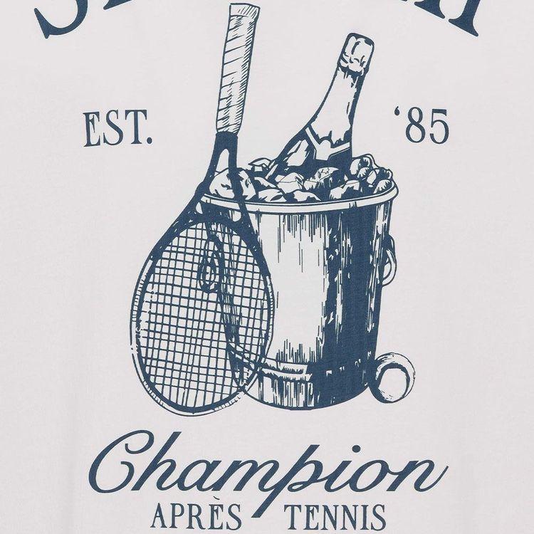 MC2 SAINT BARTH bijela muška majica sa teget "St. Barth Champ" ispisom