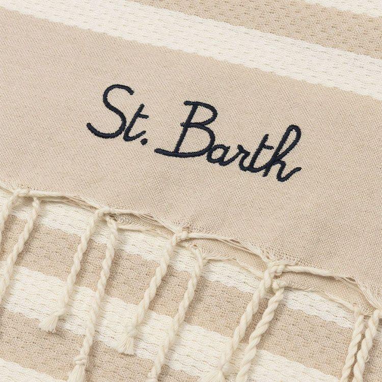 MC2 SAINT BARTH bež prugasti peškir