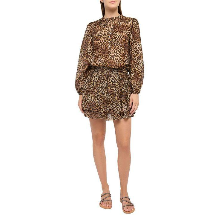 MC2 SAINT BARTH Leopard print ženska suknja