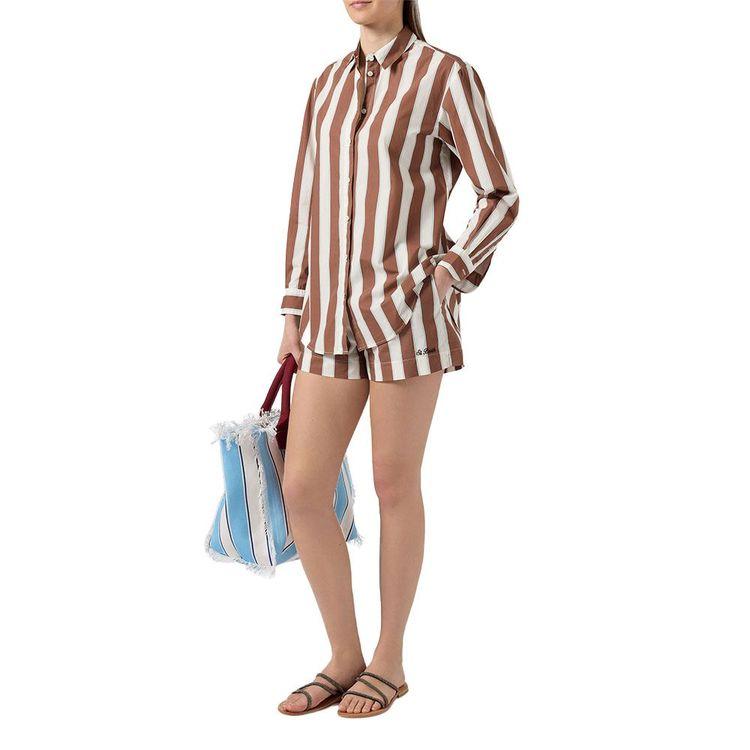 MC2 SAINT BARTH Brigitte braon ženska košulja