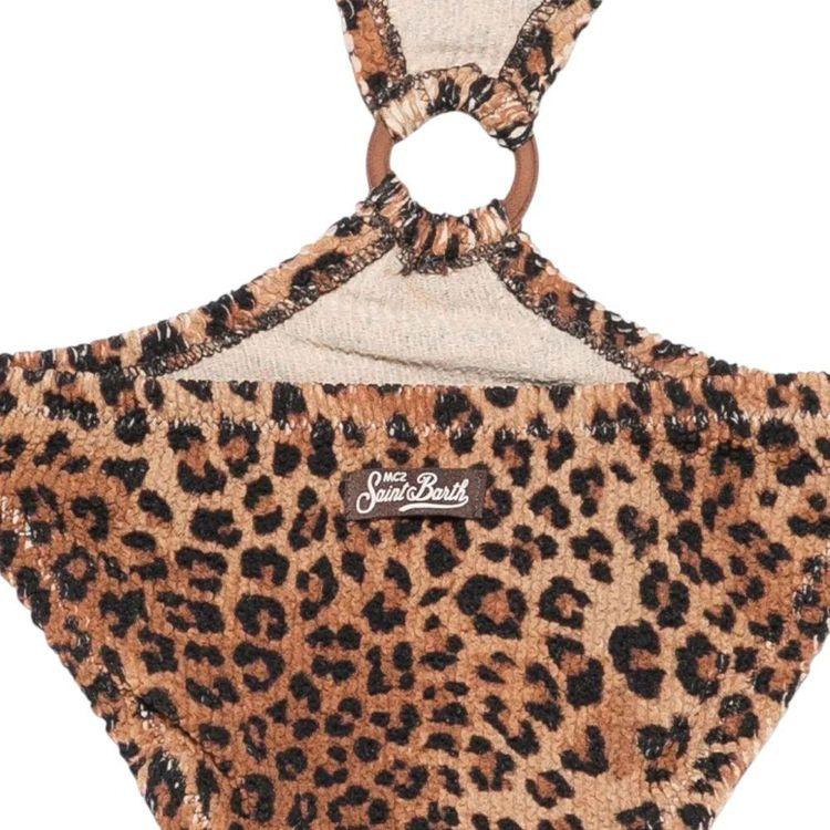 MC2 SAINT BARTH ženski jednodjelni kupaći sa leopard printom