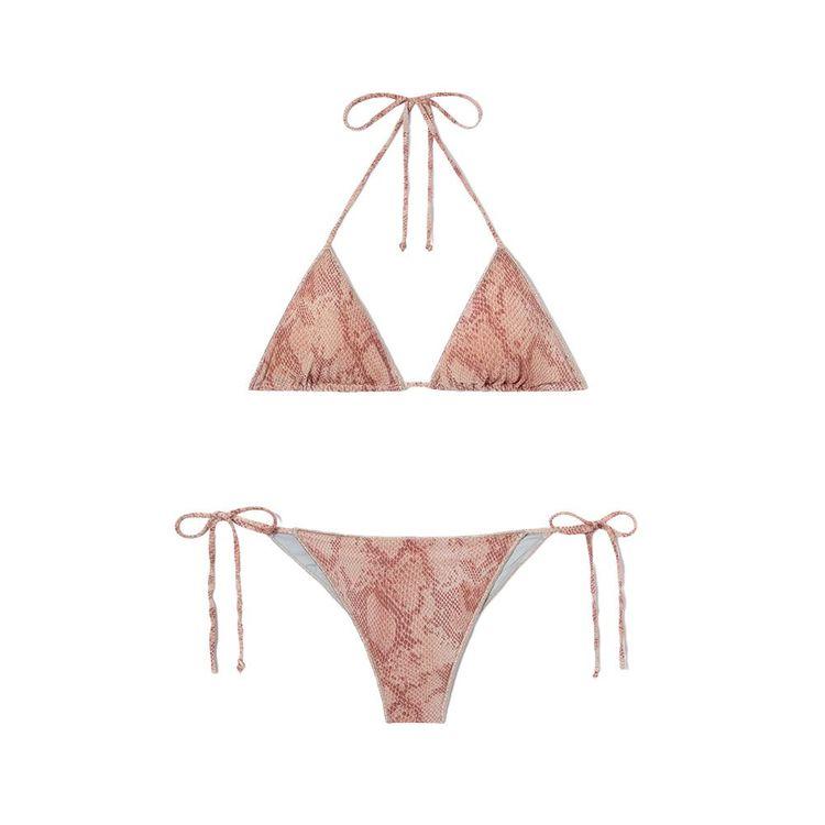 MC2 SAINT BARTH bikini sa zmijskim (python) printom