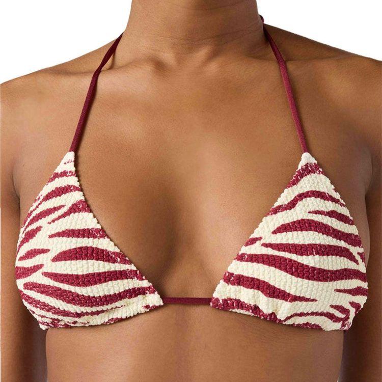 MC2 SAINT BARTH bikini od naboranog materijala sa zebra printom