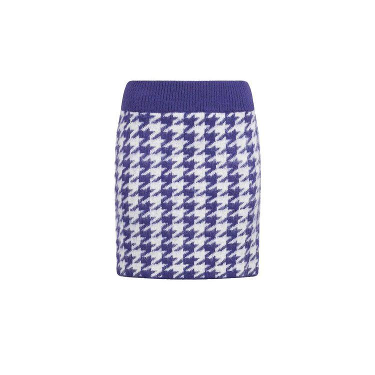 MC2 SAINT BARTH ljubičasta pepito pletena suknja