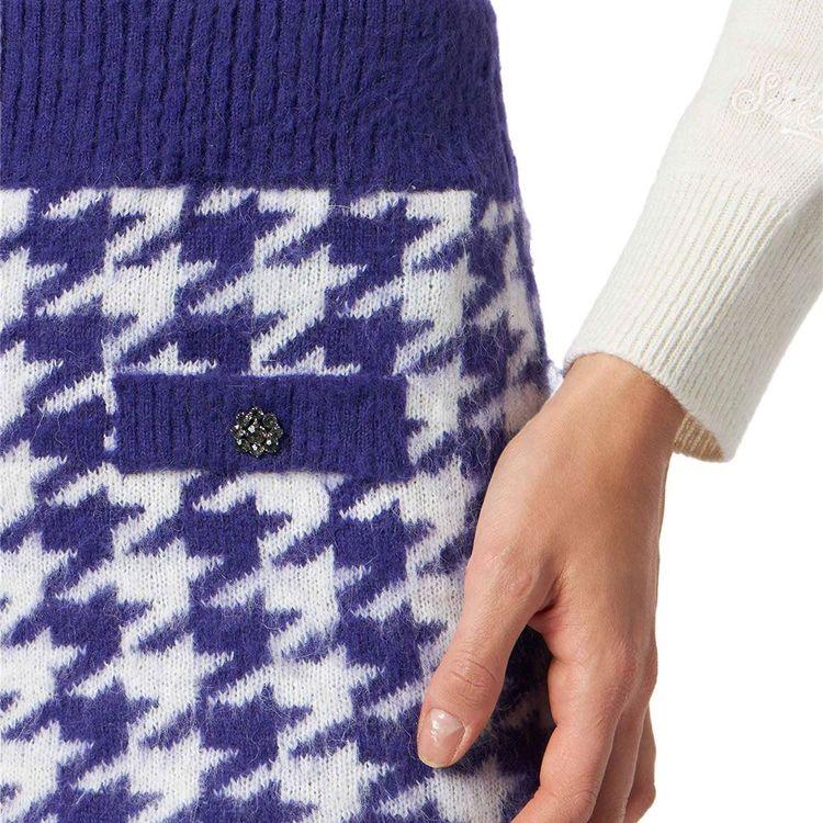 MC2 SAINT BARTH ljubičasta pepito pletena suknja