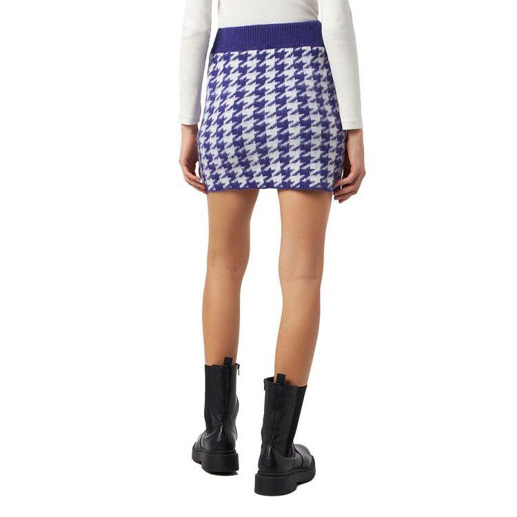 MC2 SAINT BARTH ljubičasta pepito pletena suknja