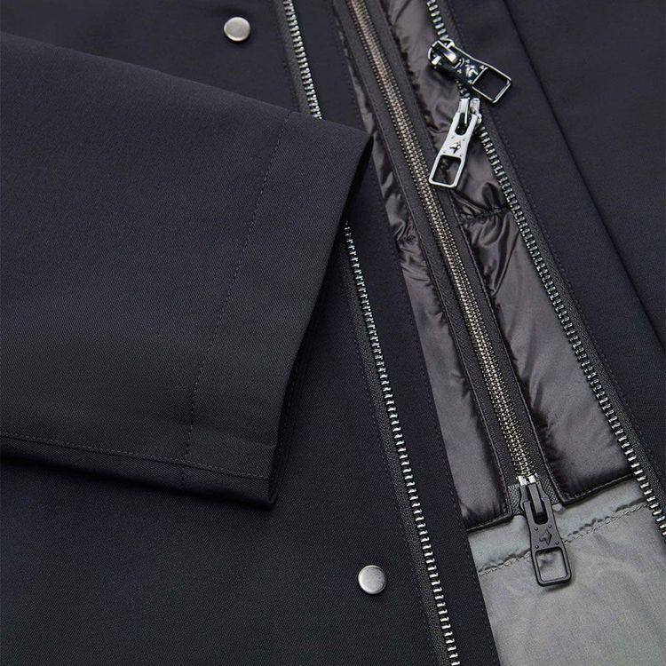 MONTECORE crni muški kaput