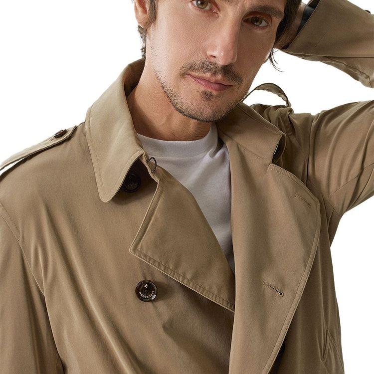 MONTECORE bež mantil sa duplim kopčanjem