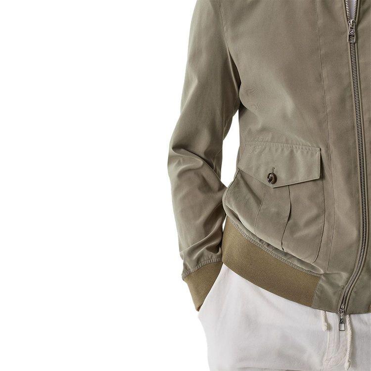 MONTECORE maslinasta muška jakna sa ranflom