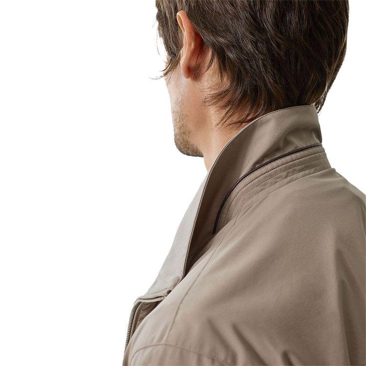 MONTECORE tamno bež muška jakna sa dva lica