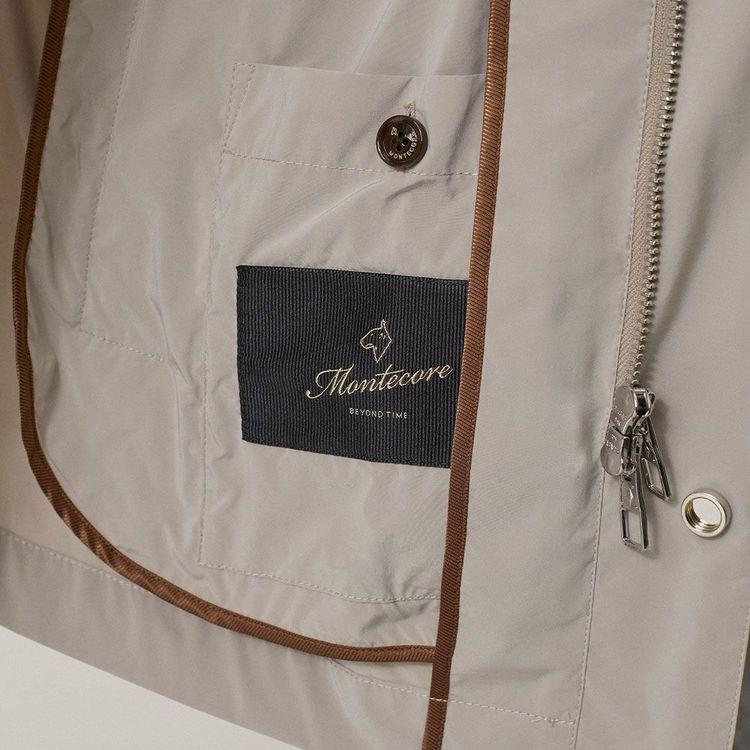 MONTECORE bež muška jakna sa skrivenim rajsferšlusom