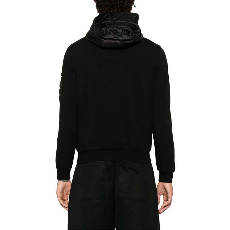 MOORER Doge-SHF crna muška jakna sa kapuljačom