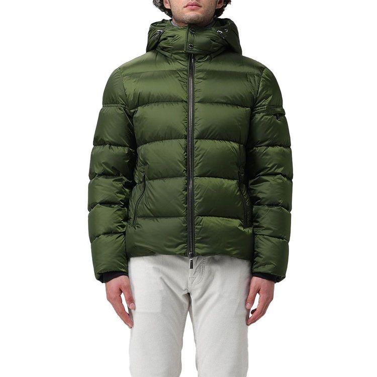 MOORER BRETT-HOODED zelena muška štepana jakna