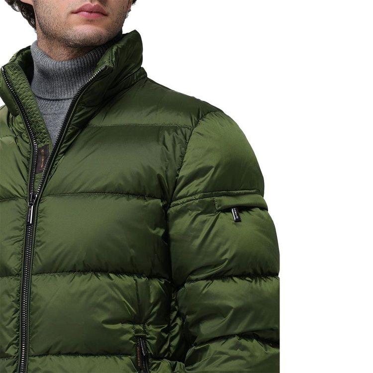 MOORER BRETT-HOODED zelena muška štepana jakna
