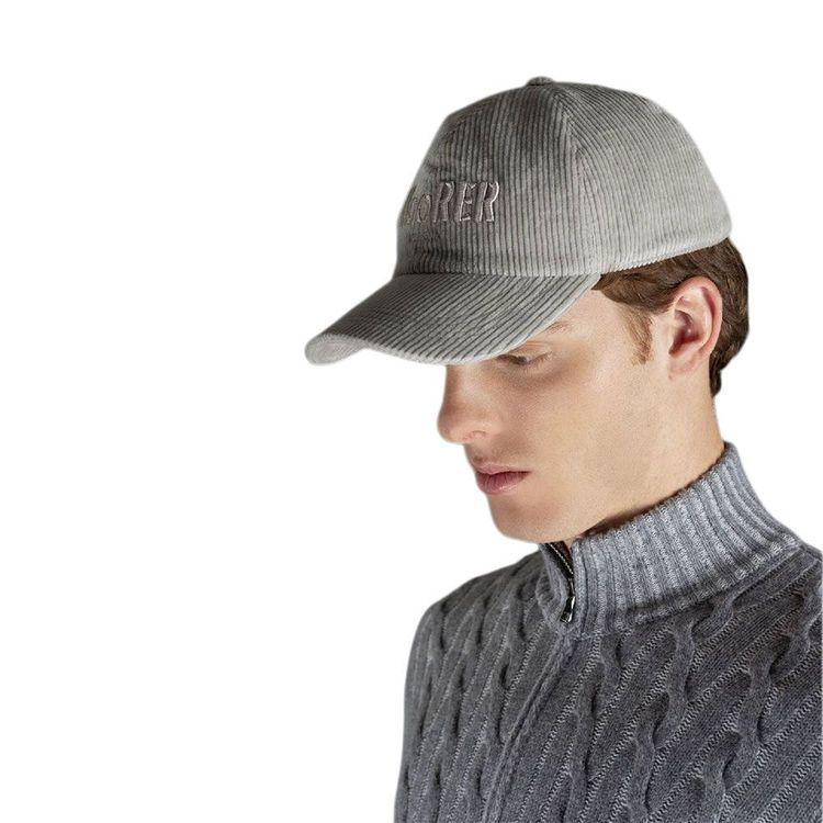 MOORER svijetlo sivi muški somotski kačket