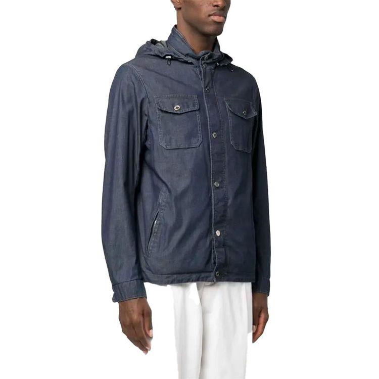 MOORER denim muška jakna sa kapuljačom