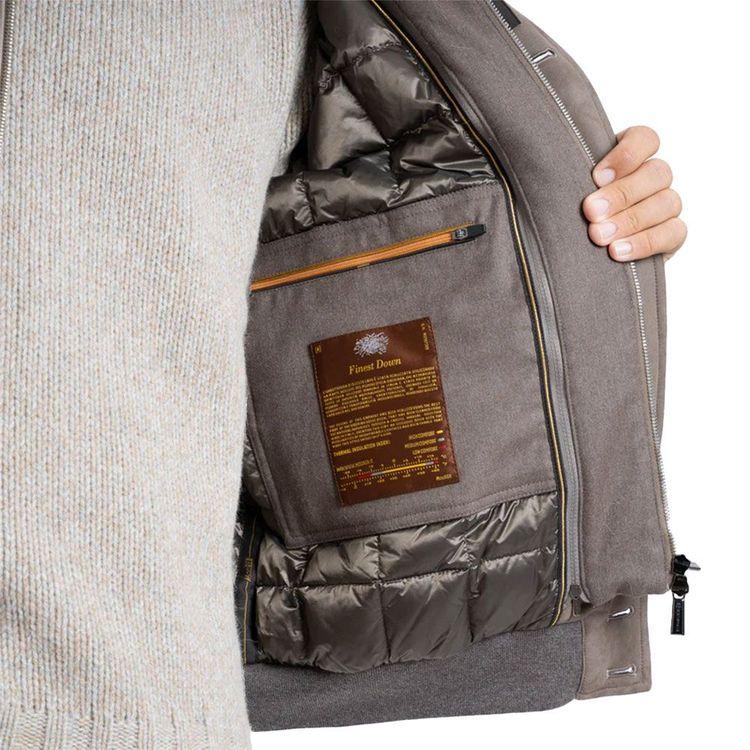 MOORER JANOS-PUM svijetlo bež muška jakna