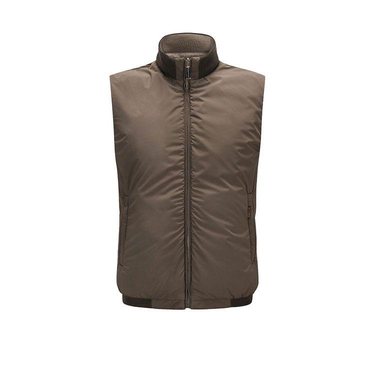 MOORER FIORESI-WK braon muški prsluk sa dva lica