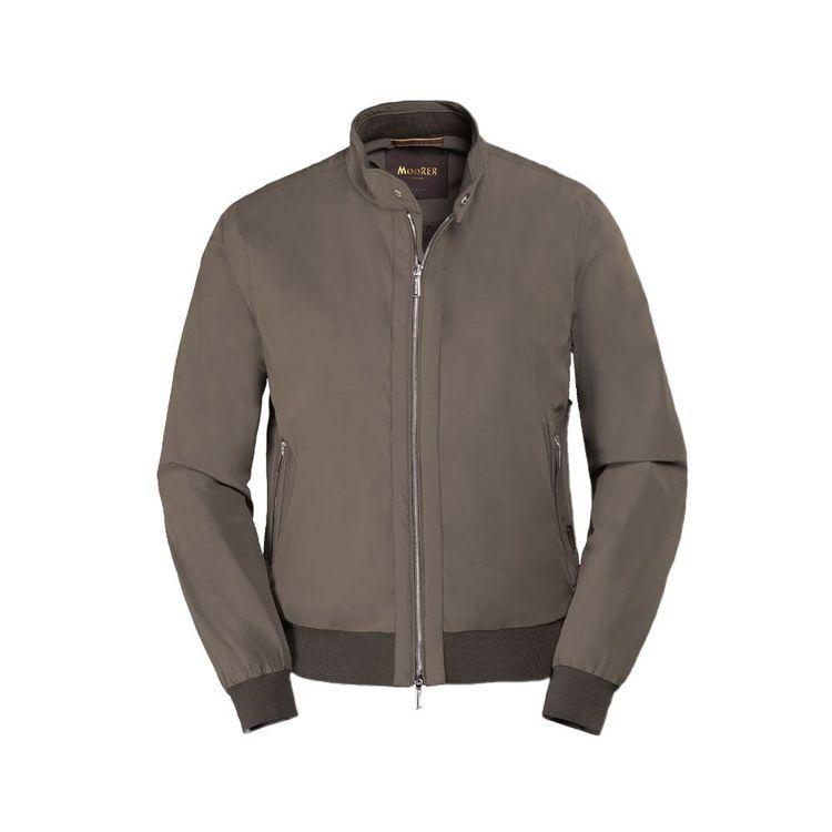 MOORER Alberti-kn svijetlo braon muška bomber jakna