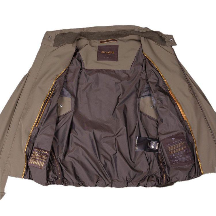 MOORER Alberti-kn svijetlo braon muška bomber jakna