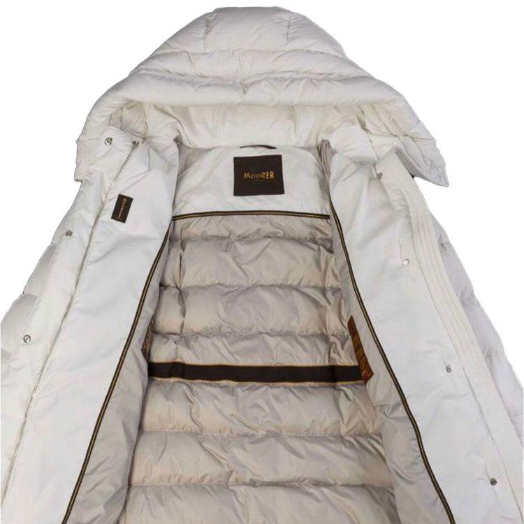 MOORER Christine-px bijela ženska štepana jakna 