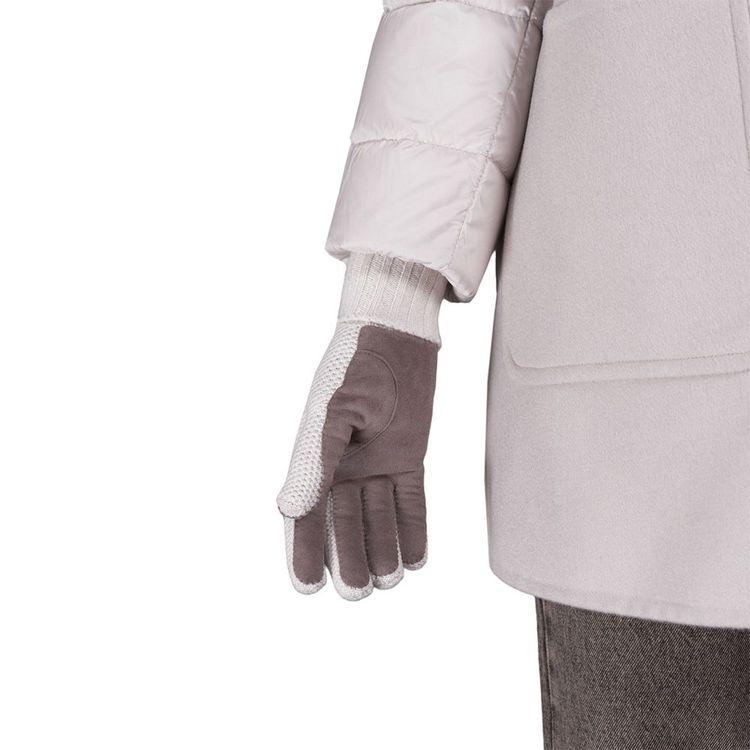 MOORER bež ženske rukavice od kašmira