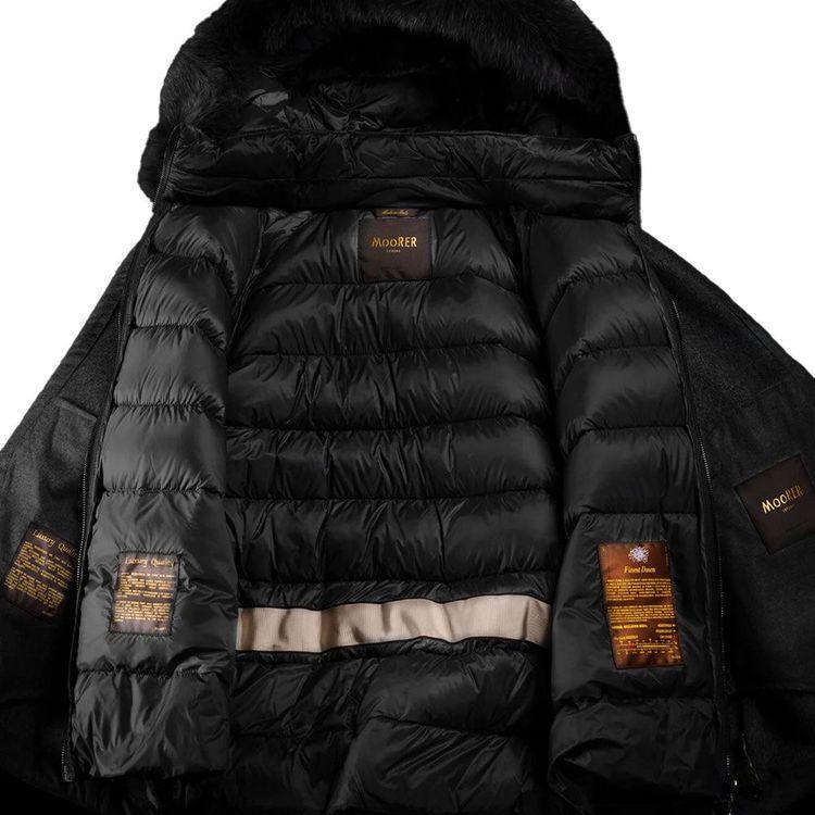 MOORER PEGASO-CWR crna ženska štepana jakna