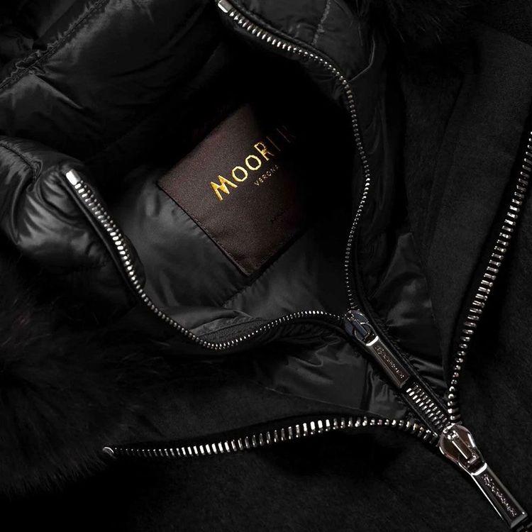 MOORER PEGASO-CWR crna ženska štepana jakna