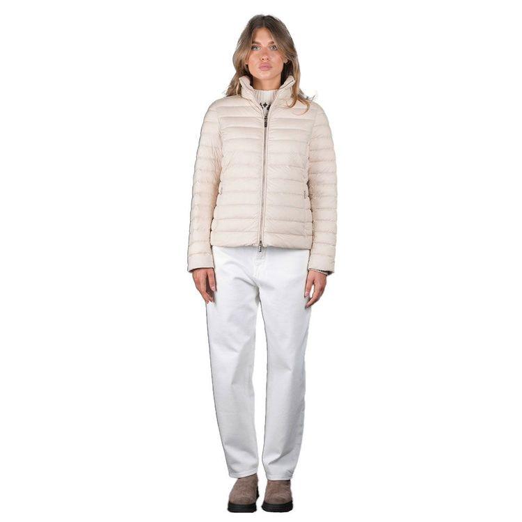 MOORER LENIE-CWB bež ženska jakna sa štepanim umetkom