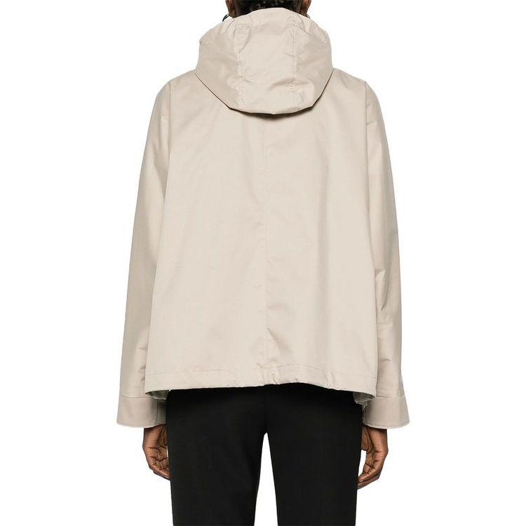 MOORER Maryana bež ženska jakna sa kapuljačom i džepovima