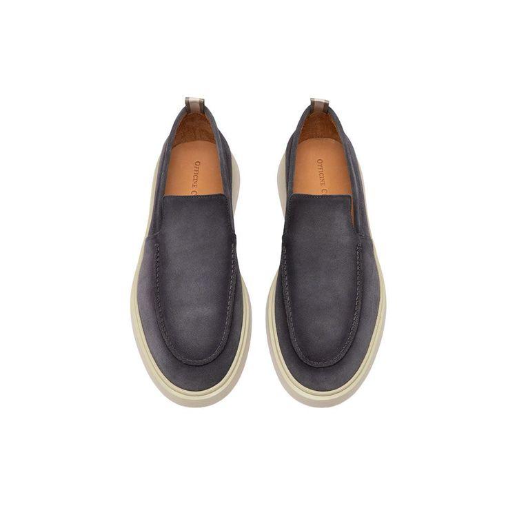 OFFICINE CREATIVE denim muške cipele od antilopa