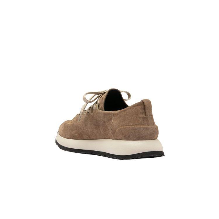 OFFICINE CREATIVE tamno bež muške patike od antilopa