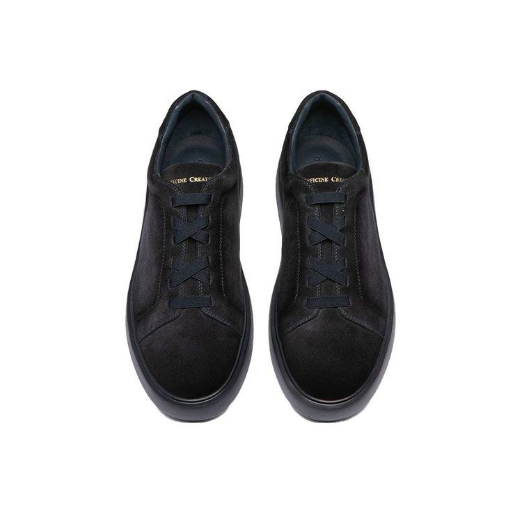OFFICINE CREATIVE Slouch 001 teget muške patike od antilopa