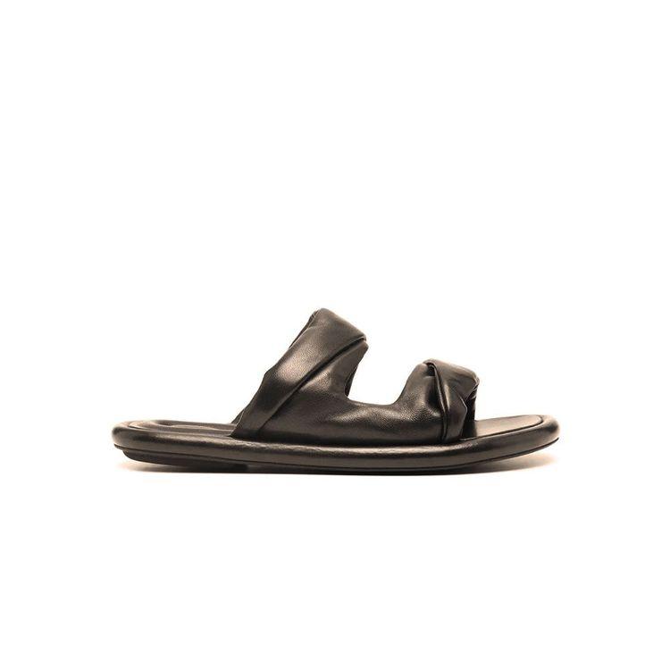 OFFICINE CREATIVE tamno braon ženske papuče