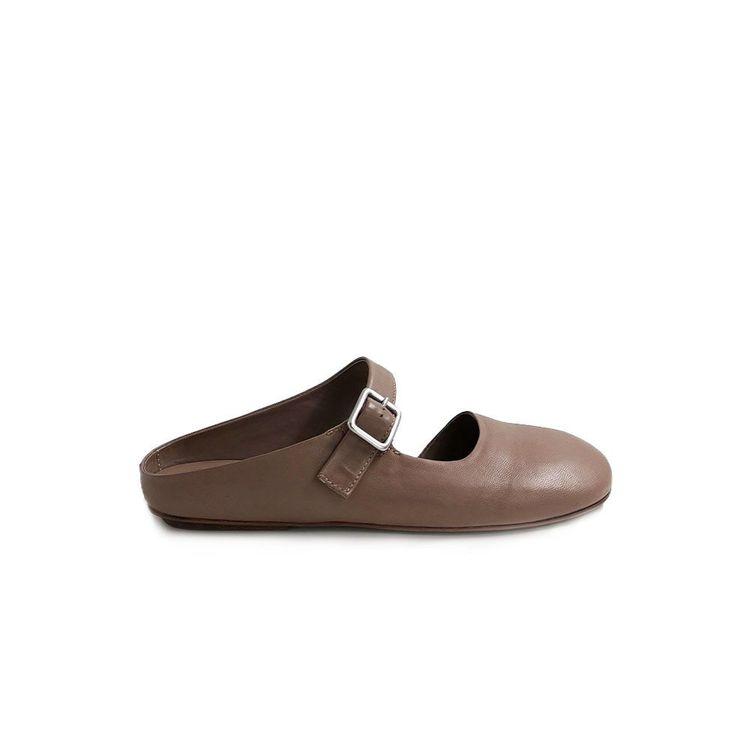 OFFICINE CREATIVE svijetlo braon ženske papuče