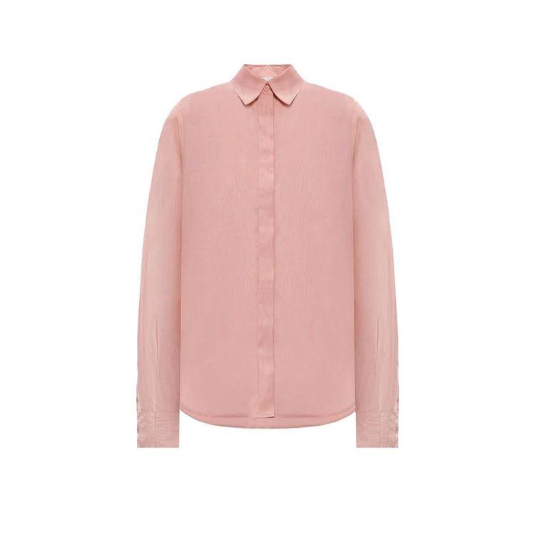 PESERICO roza ženska svilena košulja