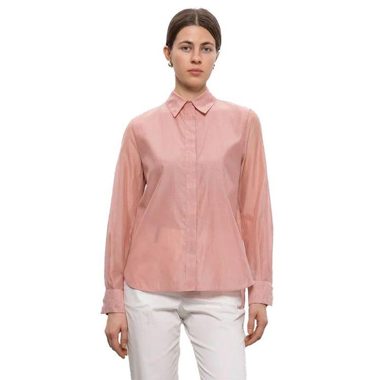 PESERICO roza ženska svilena košulja