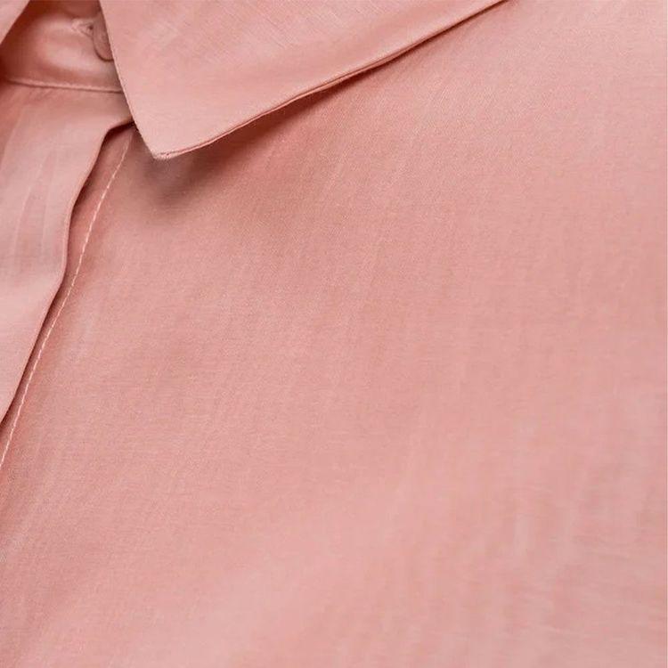 PESERICO roza ženska svilena košulja