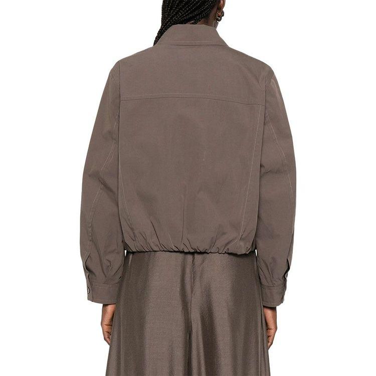 PESERICO braon ženska jakna na rajsferšlus