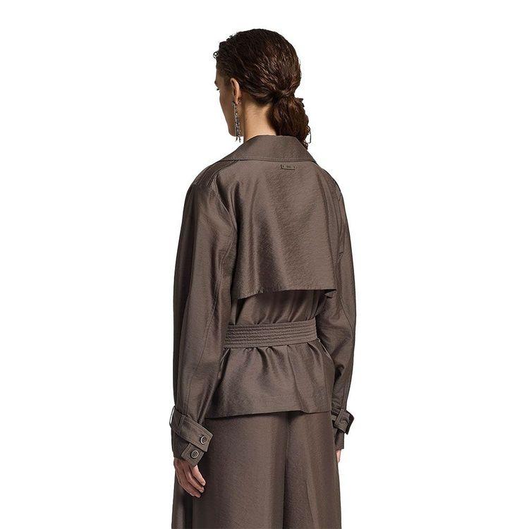 PESERICO braon ženska jakna sa pojasem