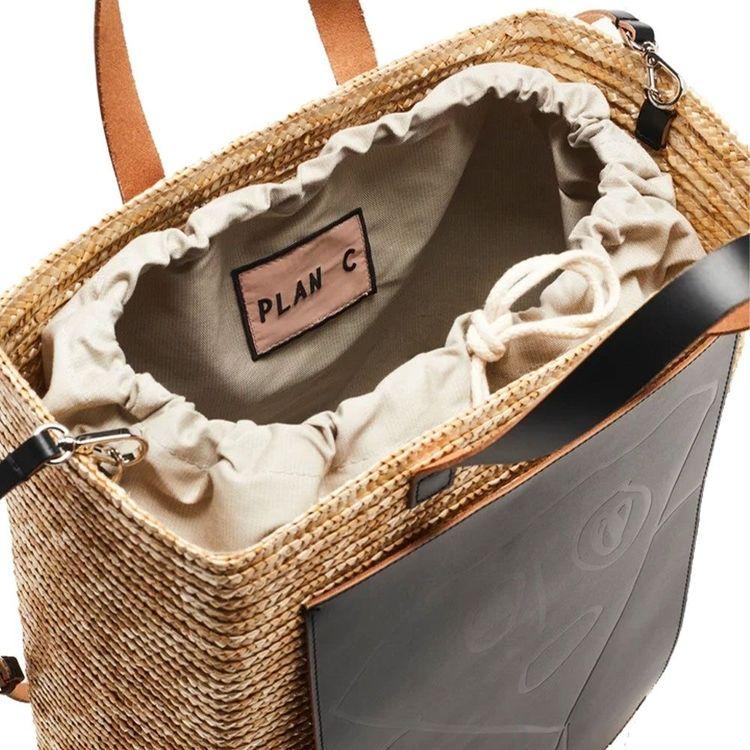 PLAN C ženska slamena tašna