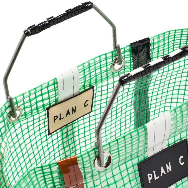 PLAN C zelena ženska mrežasta tašna