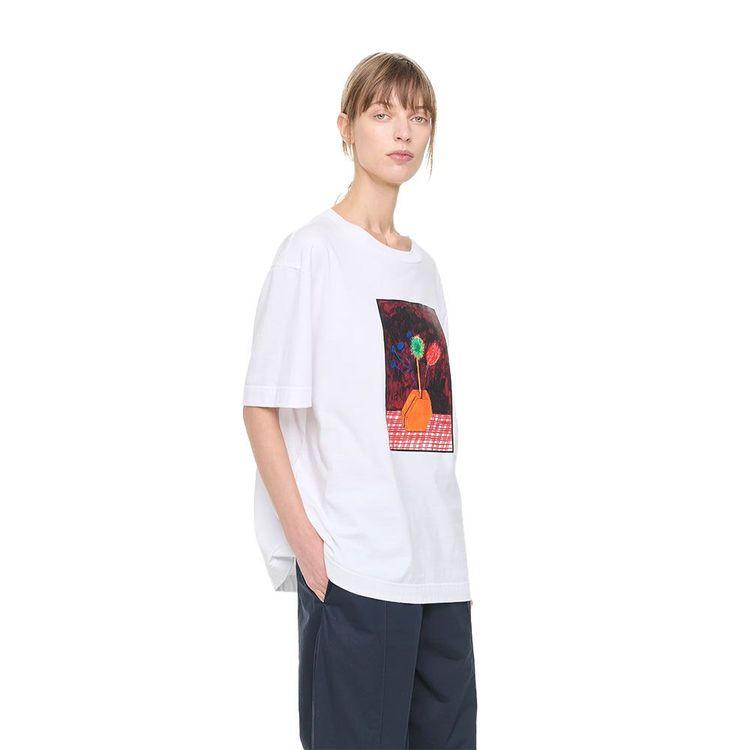 PLAN C bijela ženska majica sa printom