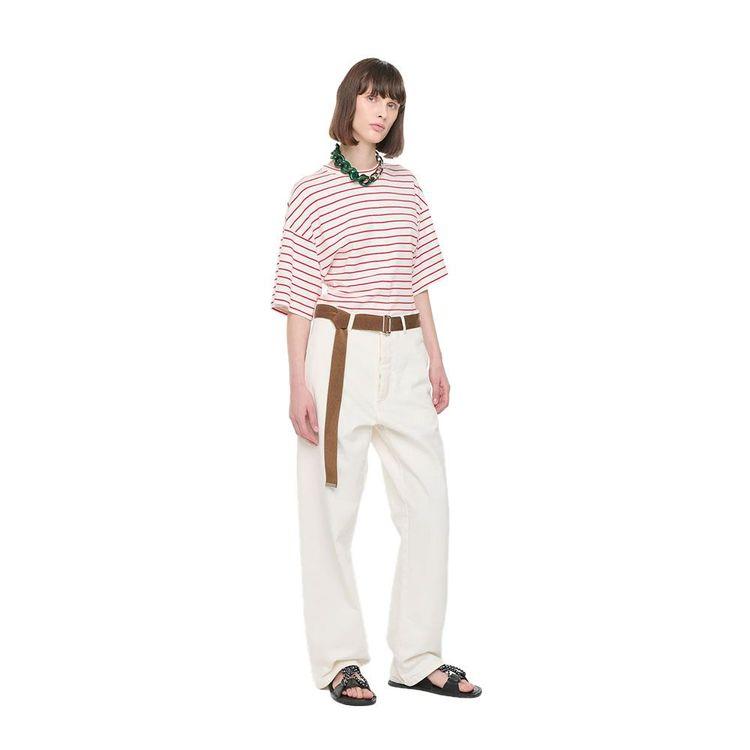 PLAN C bijele ženske pantalone