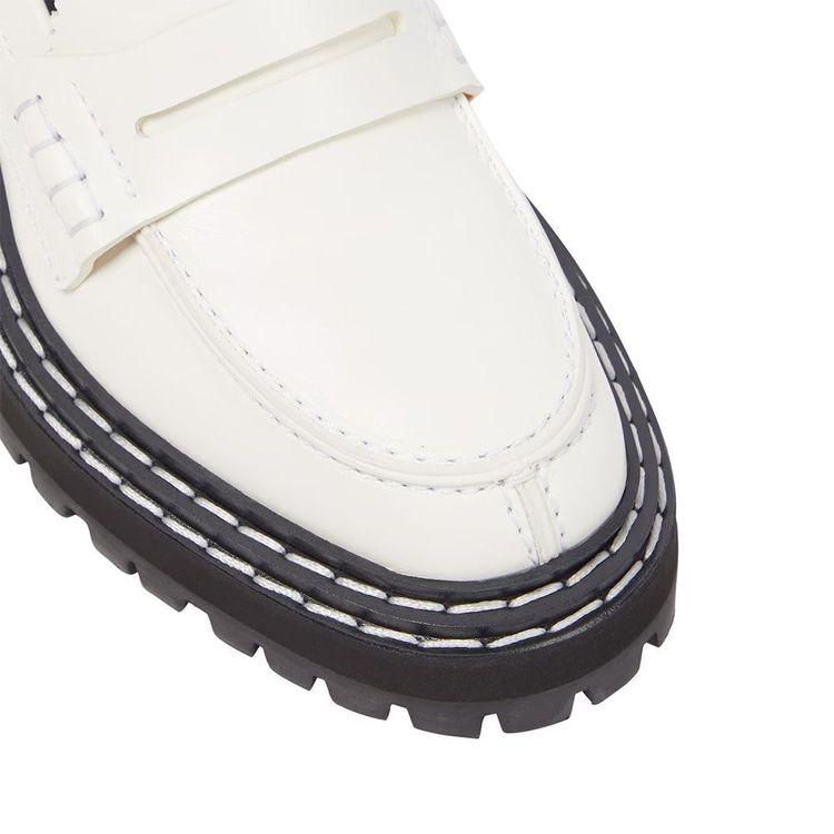PROENZA SCHOULER bijele ženske mokasine